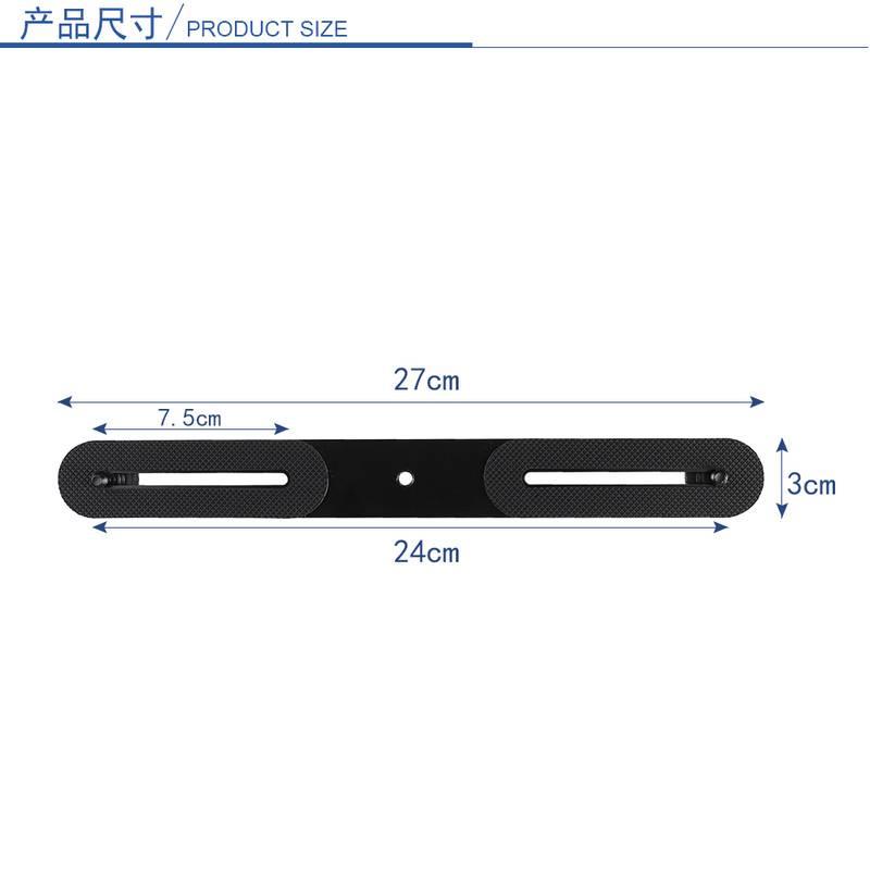 閃光燈 一字支架 雙頭架 攝影燈架 熱靴支架 閃燈支架 補光燈橫桿 離機閃燈 雙手雞支架 外閃 雙閃燈-細節圖5