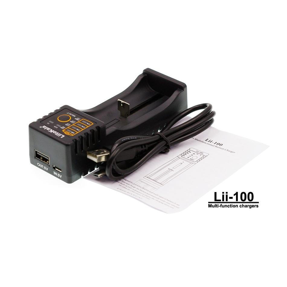 liitokala Lii-100 18650多功能充電器 可充4.35V/3.2V/1.2V電池-細節圖6