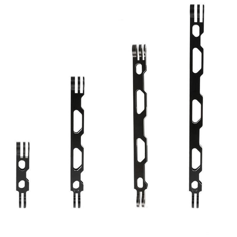 頭盔延長杆支架 Gopro鋁合金延長杆 連接杆支架 延長臂 自行車安全帽自由組合-細節圖2
