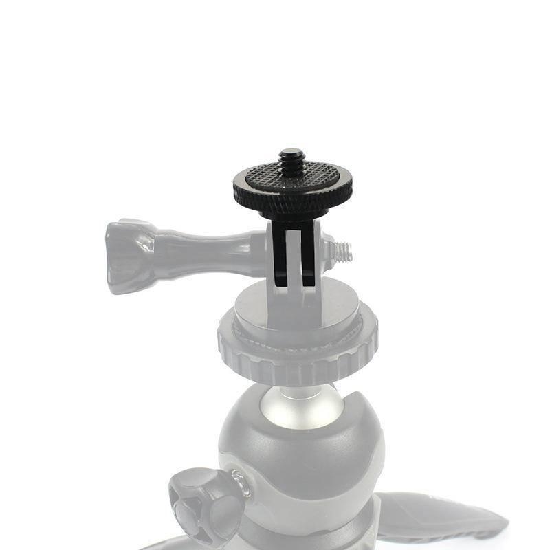 gopro 鋁合金1/4轉接頭 Gopro 10/9/8 小蟻 大疆 運動相機 三腳架迷你轉接座-細節圖8