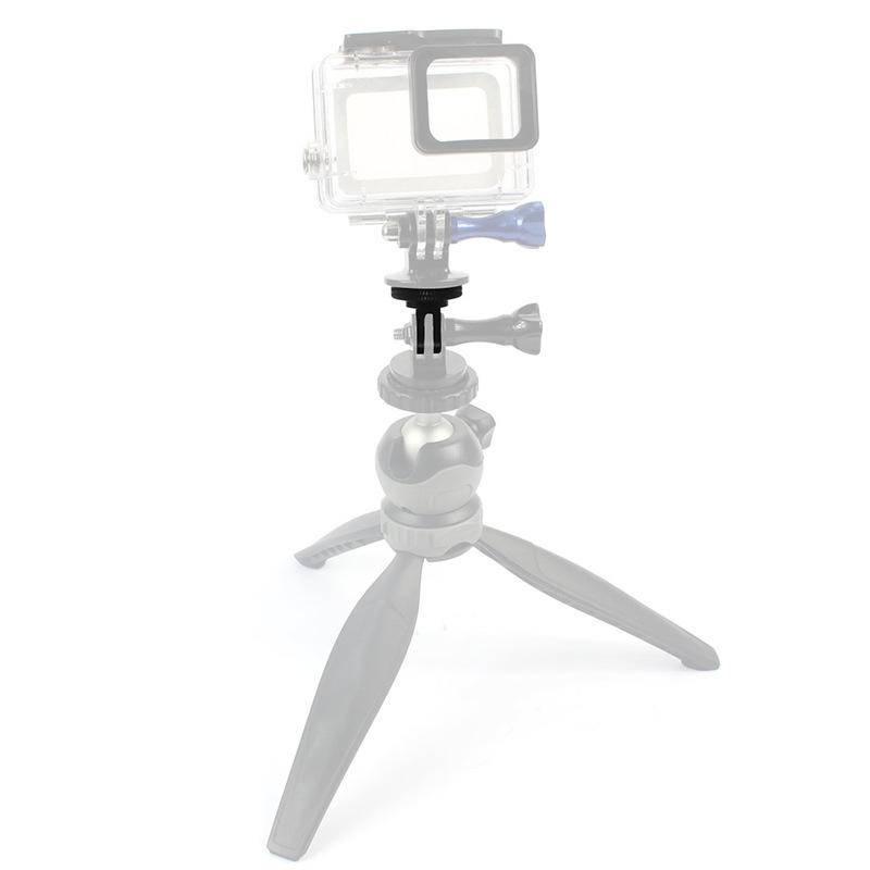 gopro 鋁合金1/4轉接頭 Gopro 10/9/8 小蟻 大疆 運動相機 三腳架迷你轉接座-細節圖9