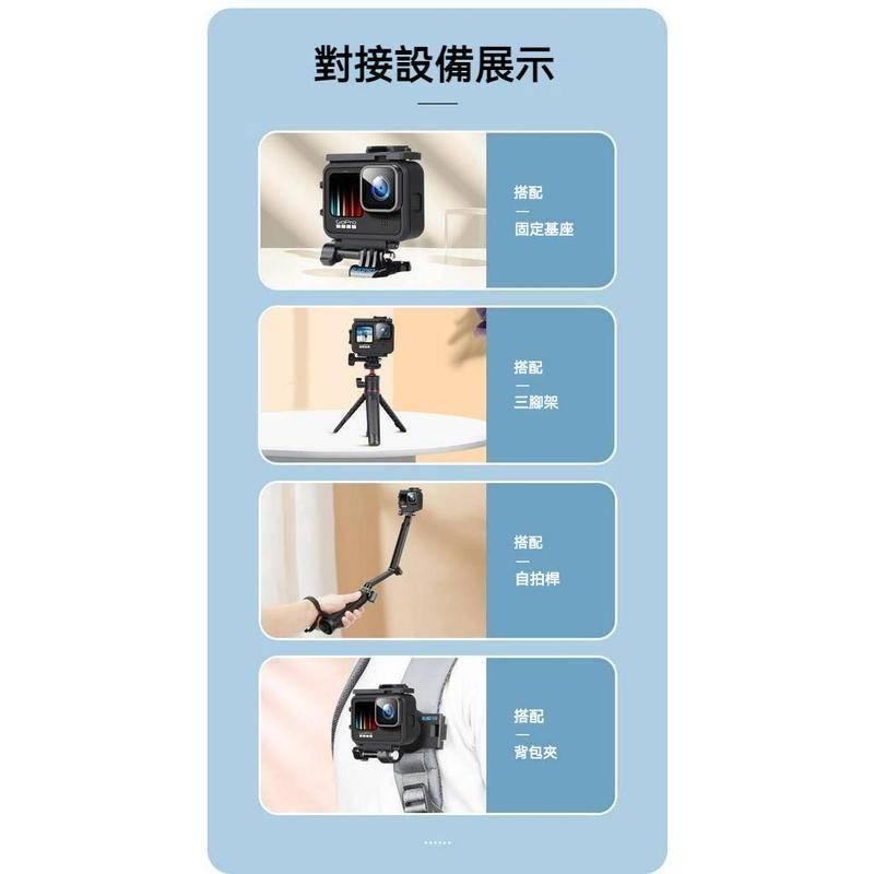 睿谷GoPro Hero9 冷靴CNC 散熱邊框 外接收音 補光 散熱 外框 兔籠 金屬邊框 副廠-細節圖9