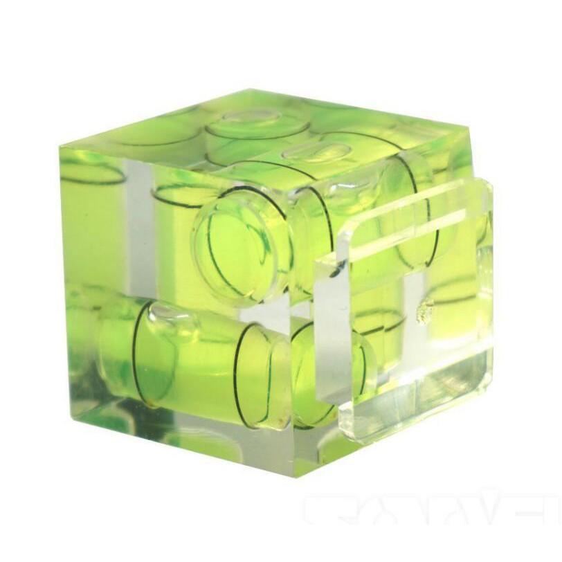 二維 三維水平儀相機熱靴水平儀熱靴保護蓋水平珠全角度保持平衡-細節圖2