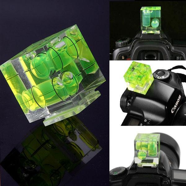 二維 三維水平儀相機熱靴水平儀熱靴保護蓋水平珠全角度保持平衡-細節圖5