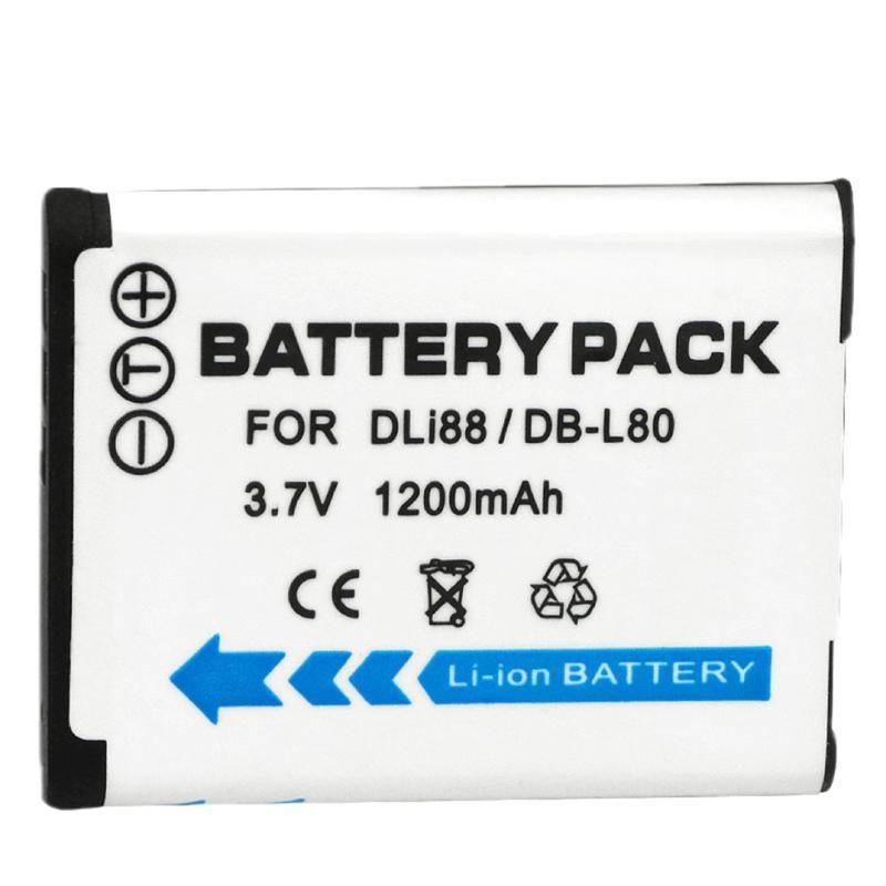 DB-L80適用於賓得DLI88 D-LI88 P70 P80 WS80 X70 W90 H90電池-細節圖2