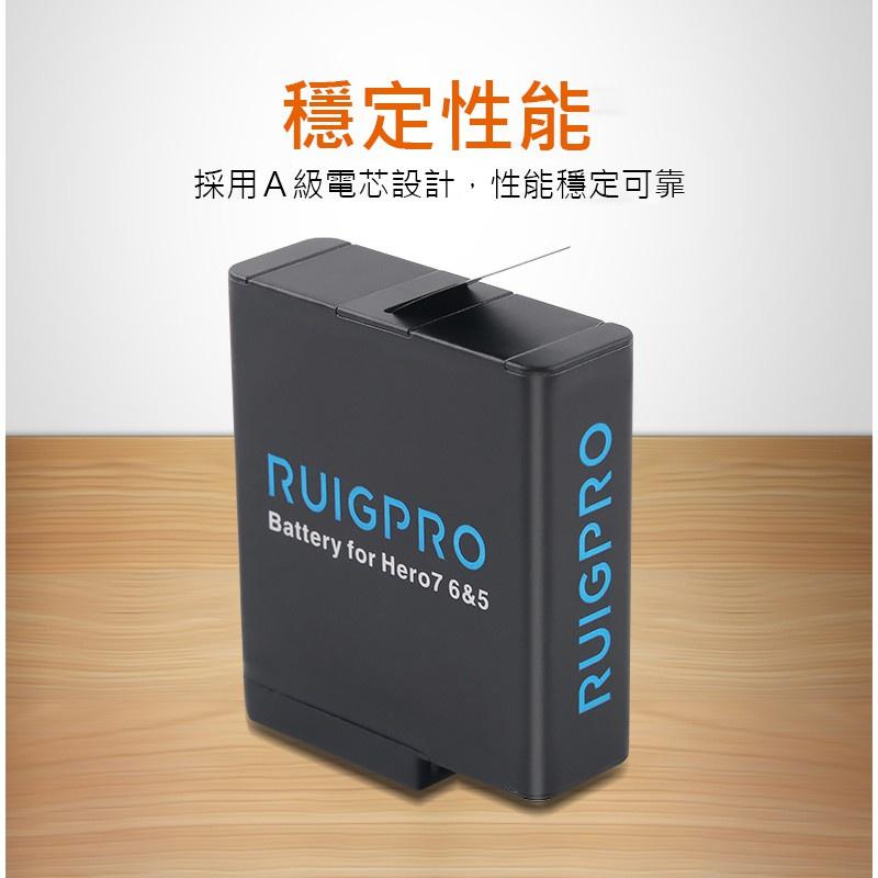 睿谷 RUIGPRO 1hero8765 1220mAh gopro 電池-細節圖5