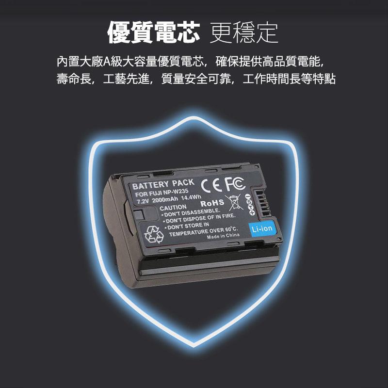 Fujifilm 富士 NP-W235 X-T4 XT4專用 FUJI 2000mAh NP-W235電池-細節圖5