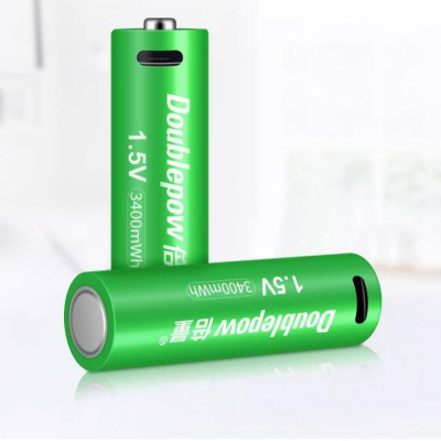 倍量 3號 micro USB充電電池 恆定電壓 1.5V 3400mWh 送充電線 鎳氫充電電池