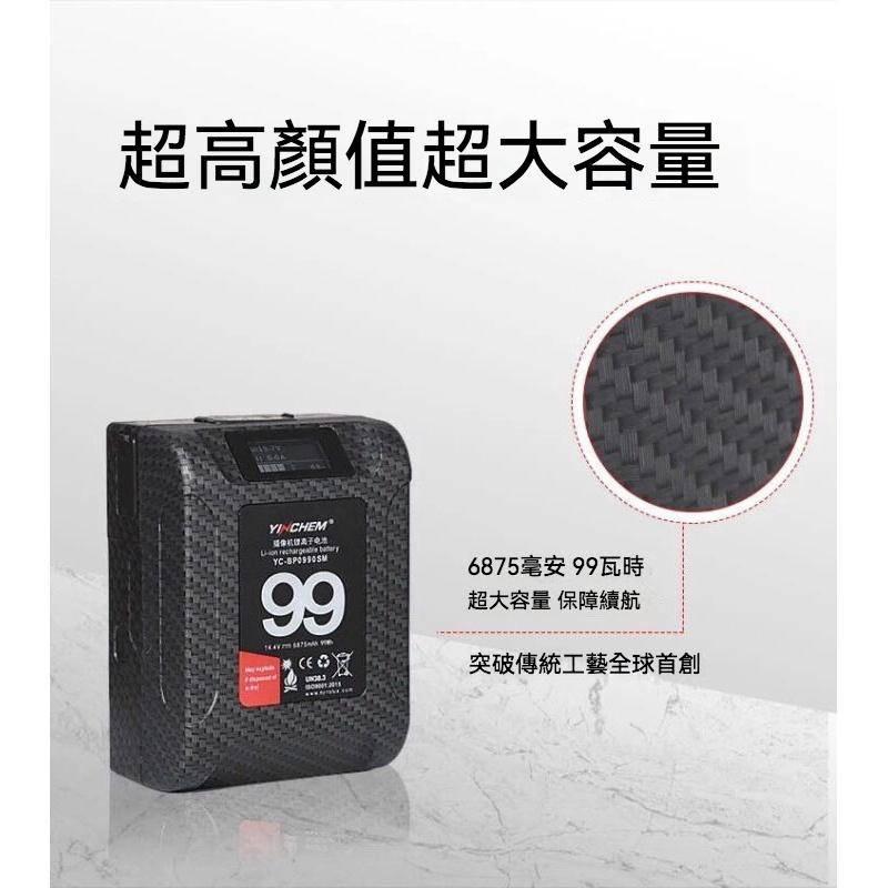 影宸口袋電池 99MAH YC-BP0990SM 小個子V掛  V LOCK 便攜輕便 帶液晶螢幕-細節圖5
