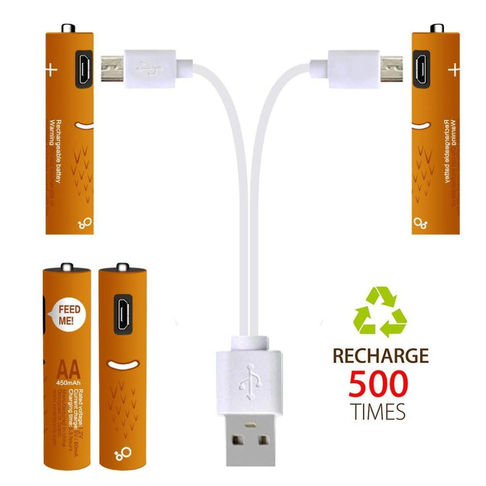 SMARTOOOLS USB 充電電池 鎳氫電池 三號電池 四號電池 3號電池 4號電池 低自放電池-細節圖6