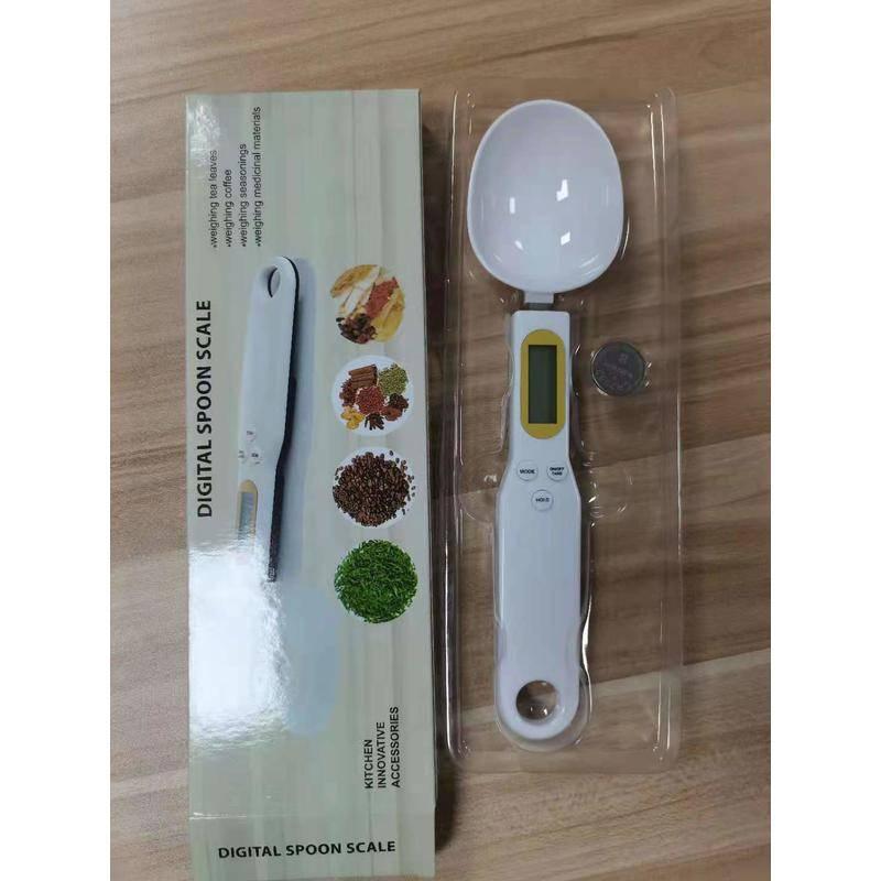 迷你塑膠勺子秤 廚房電子秤 電子計量勺 調羹秤 寵物秤-細節圖6