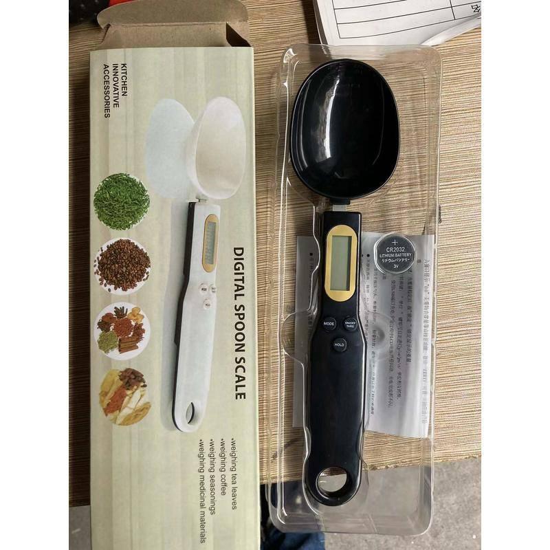 迷你塑膠勺子秤 廚房電子秤 電子計量勺 調羹秤 寵物秤-細節圖7