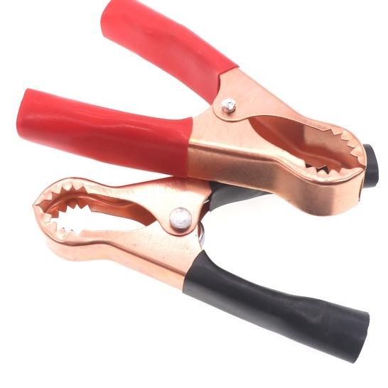 50A 鍍銅鱷魚夾 測試夾 快速夾 充電夾 電源夾 鱷魚夾 帶齒電瓶夾充電夾 電源線夾 8CM-細節圖6