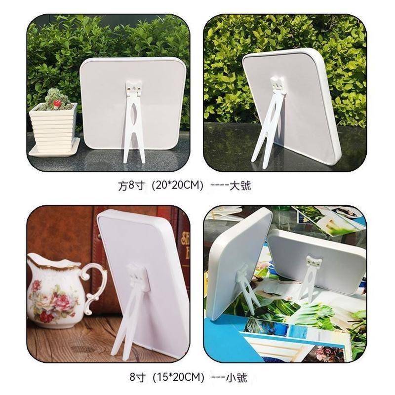 燕尾支架 相框支架 照片背板擺臺托架 水晶版畫相架支架 影樓相框托架 相框支撐腳背板 裱框配件-細節圖6