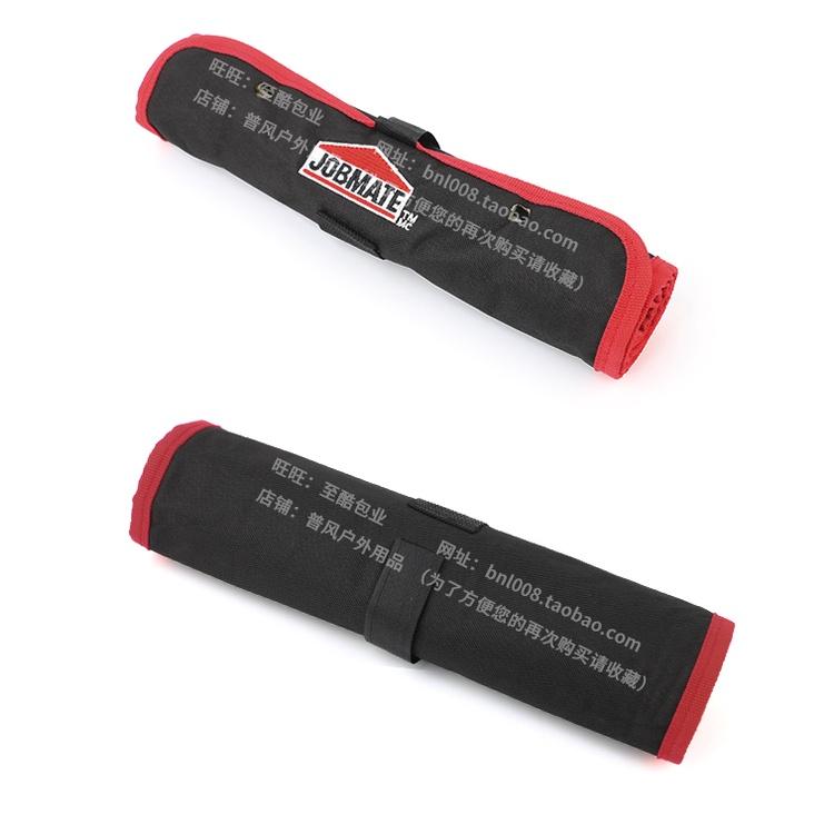 電動起子捲包多分隔專業批頭收納工具包 牆掛式鑽頭起子頭分類卷包 多分隔專業批頭收納工具包-細節圖6