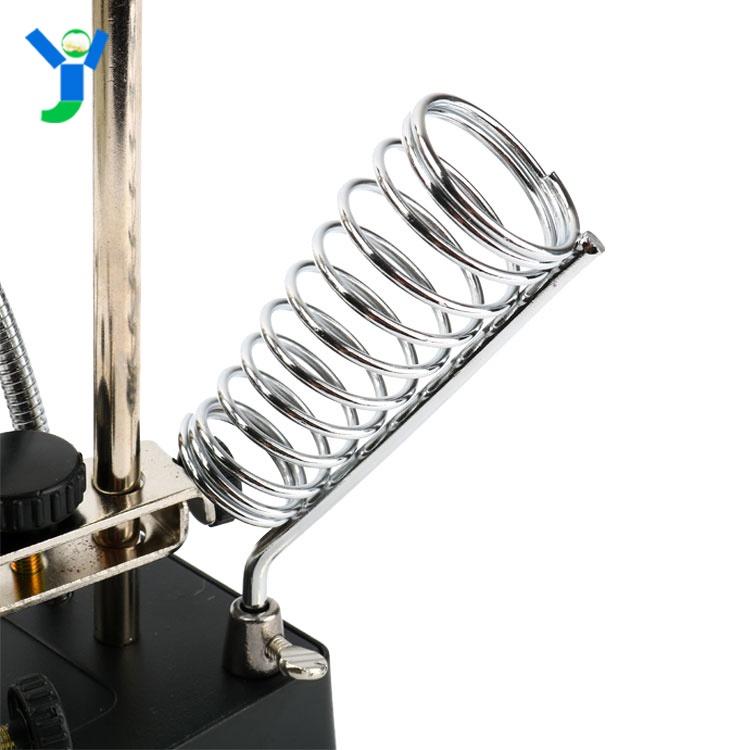 維修檢驗多功能支架 10倍檯燈式放大鏡 LED燈照明輔助 三種倍數替換  五LED燈照明輔助 美規-細節圖7