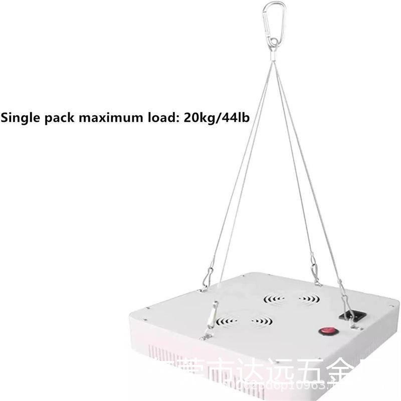 不銹鋼燈飾吊繩 植物盤掛繩 多功能懸掛線 金屬燈飾防墜安全繩-細節圖3