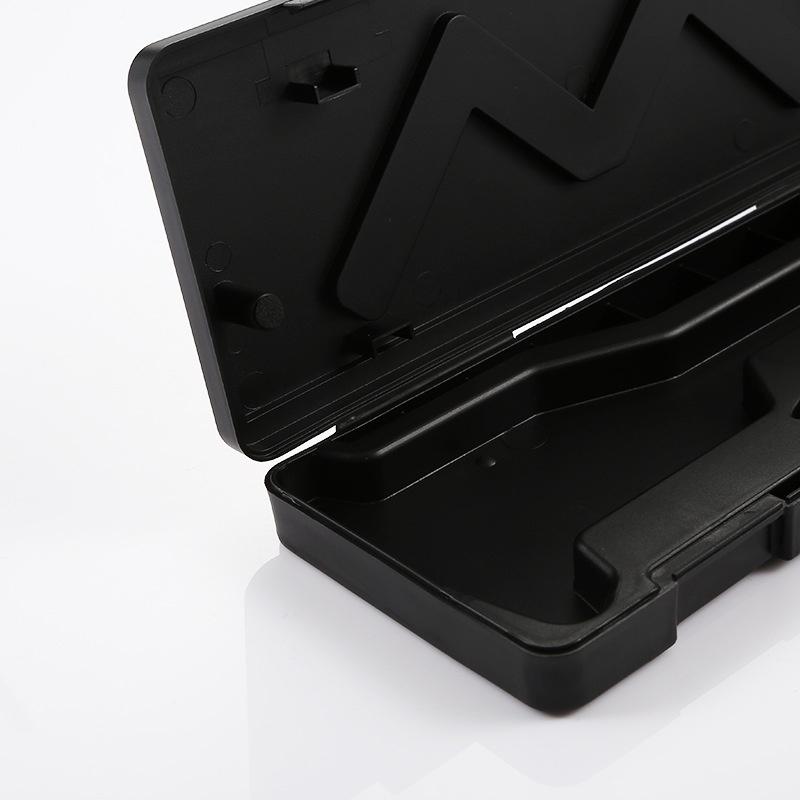 W型 游標卡尺塑料包裝盒 卡尺盒 工具盒 電子數字遊標卡尺工具儲物盒 0-150mm-細節圖5