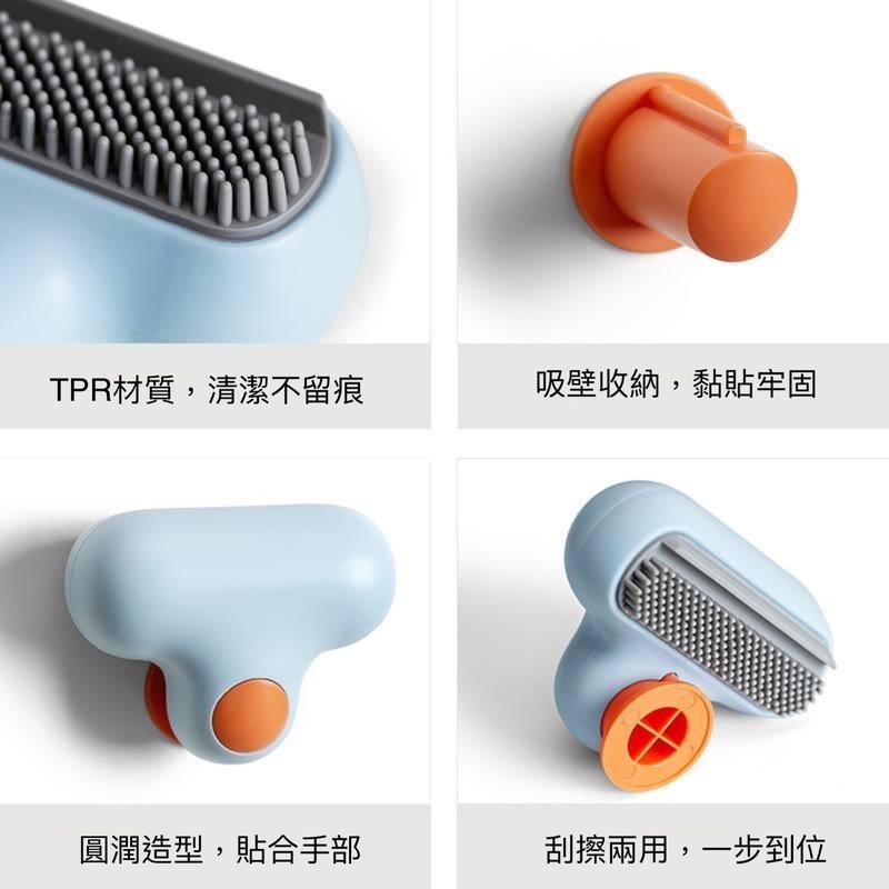 玻璃清潔刮水器 擦玻璃神器 玻璃清潔器 玻璃清洗 窗戶清潔 小T鏡子擦 擦鏡工具 擦窗器 鏡子擦 吸壁-細節圖4