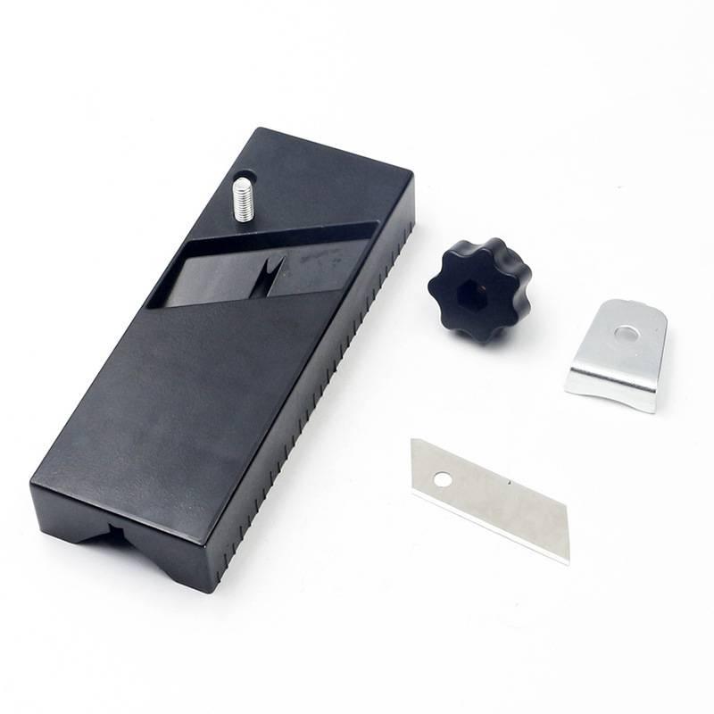 手動木工倒角刨 45度 聚酯纖維板 吸音板 倒角器 石膏板 刨邊工具 陰陽角 板材安裝 倒角刀-細節圖2