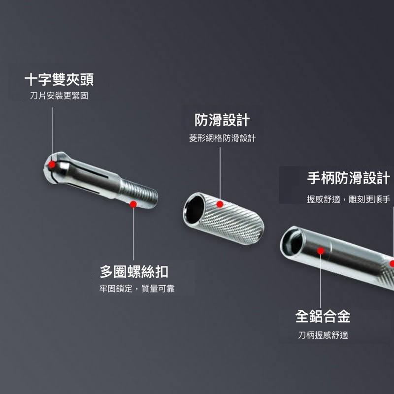 鋁桿筆刀 橡皮章雕刻刀 開箱刀 模型製作 手機貼膜 手賬 美工刀 雕刻筆刀 紙雕刀片 美工刀剪紙刀-細節圖2