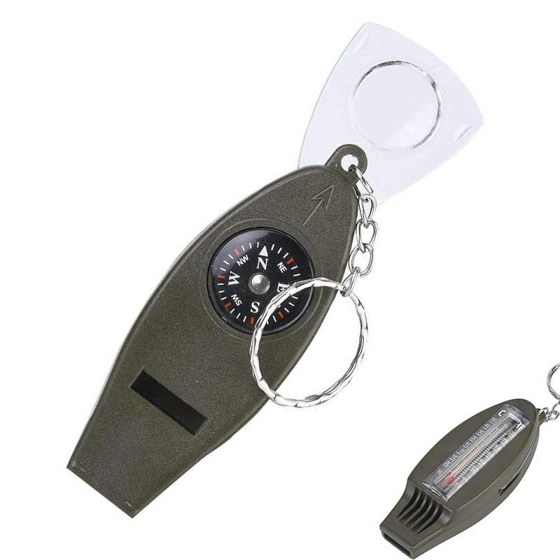 4合一多功能口哨鑰匙圈  附溫度計 指南針 口哨功能-細節圖7