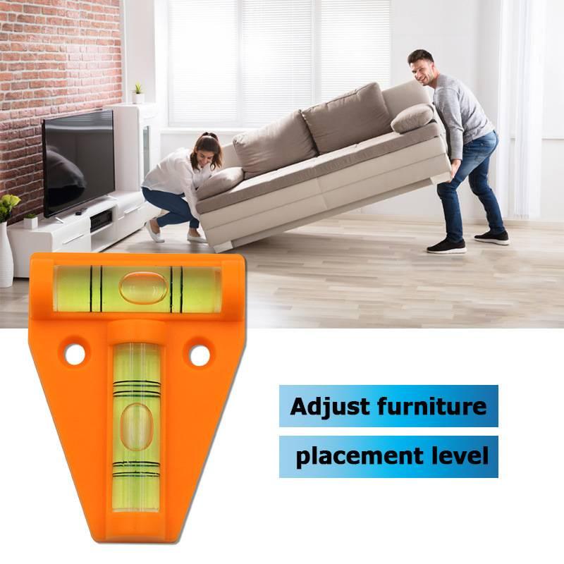 迷你水準泡 水平校準器 水平泡 平衡儀 水平尺 T型水平儀 三角水準儀 便攜式T型水準儀  氣泡尺-細節圖3