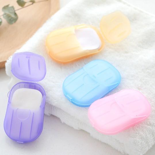 迷你香皂片 肥皂紙 可攜式迷你香皂片 香皂片 洗手紙 肥皂片 洗手肥皂片 香皂紙-細節圖2