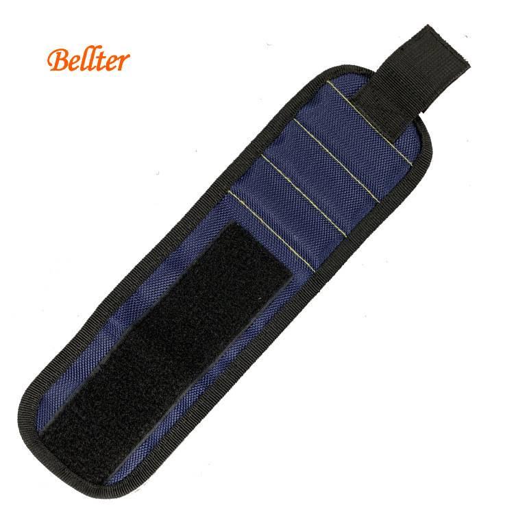 3排 强磁腕带 磁吸手腕套 工作磁性腕帶 螺絲 鐵釘 魔鬼氈 實用吸鐵吸螺絲 便捷工具包 零件收納-細節圖5