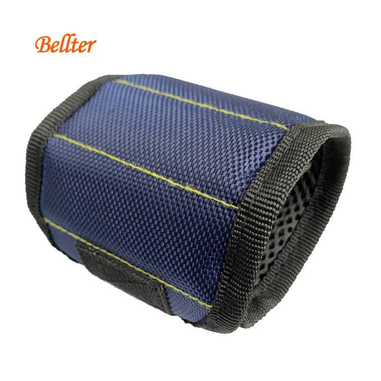 3排 强磁腕带 磁吸手腕套 工作磁性腕帶 螺絲 鐵釘 魔鬼氈 實用吸鐵吸螺絲 便捷工具包 零件收納-細節圖8