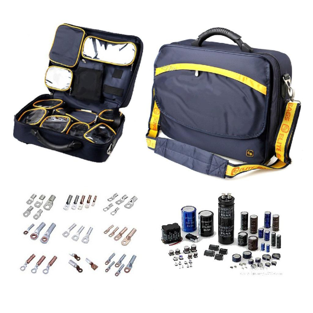 多功能 重型 專業單肩 手提工具包 多分隔 電子電工具包 電腦包-細節圖3