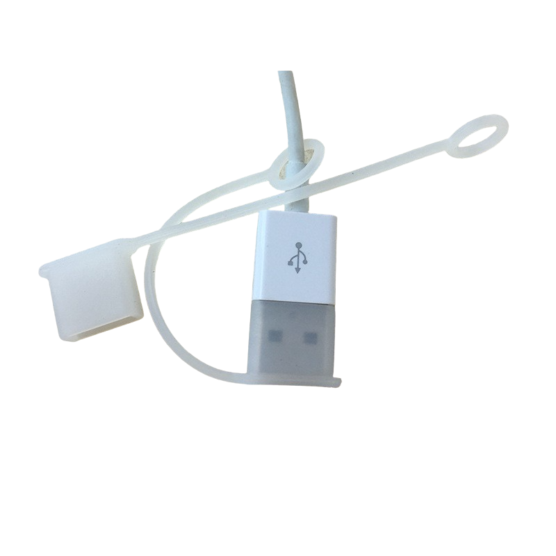 USB 防丟公頭防塵蓋  適用 USB充電線防塵套 USB傳輸線保護套 USB接頭防塵蓋 防丟線-細節圖2