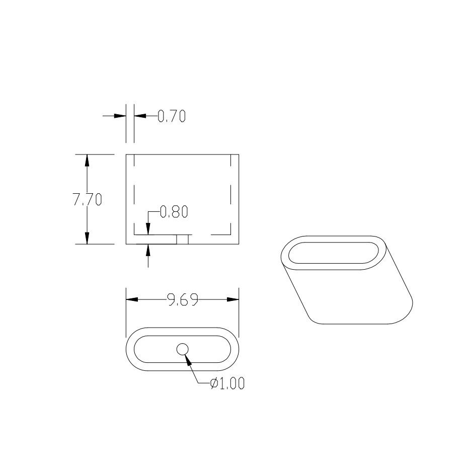 USB 防丟公頭防塵蓋  適用 USB充電線防塵套 USB傳輸線保護套 USB接頭防塵蓋 防丟線-細節圖8