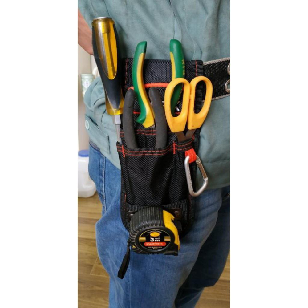 多功能小工具腰包 工具插板 工具插袋 五金用品電工工具腰包 電鉆腰包 小號迷你水電安裝工具包-細節圖4