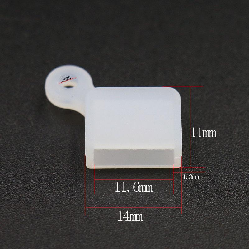 數碼插頭套 U盤蓋 隨身碟蓋 矽膠U盤保護套 柔韌蓋子 蓋帽保護套 實用通用防潮-細節圖4