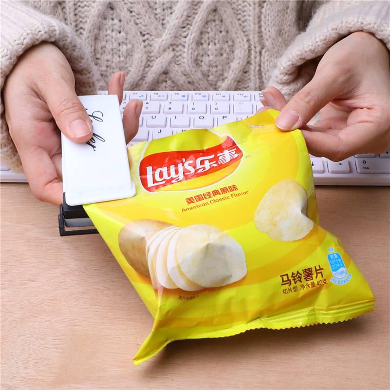 迷你封口機 多功能 迷你封口機 手壓封口機 密封機 保鮮袋密封 瞬熱式封口機 零食包裝機-細節圖6