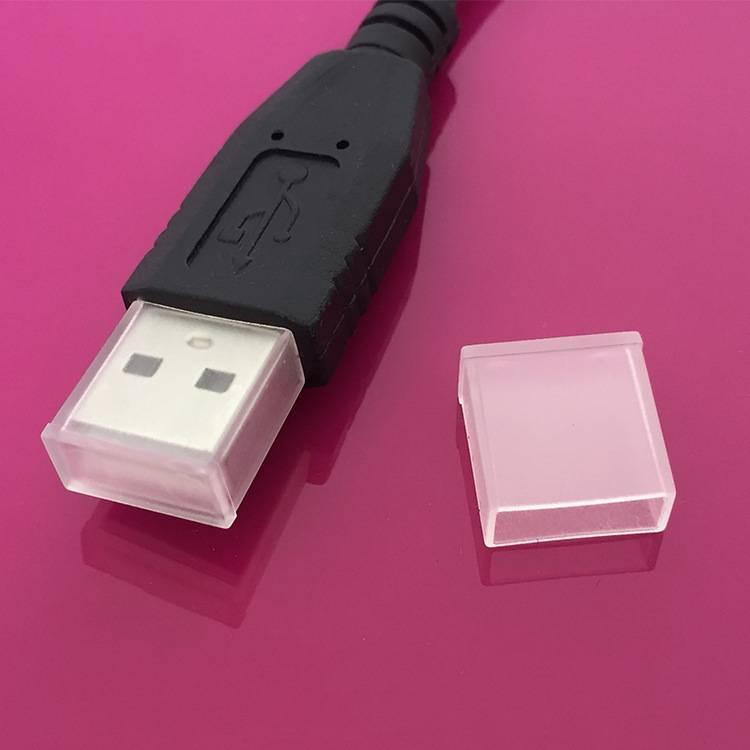 【標準USB防塵蓋(公頭用)】隨身碟IPHONE手機平板紅米機防潮蓋LG三星傳輸線用 5個PP裝-細節圖3