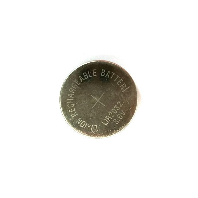 LIR 2032 3.6V 充電 水銀電池 可代替 CR2032 電池-細節圖3