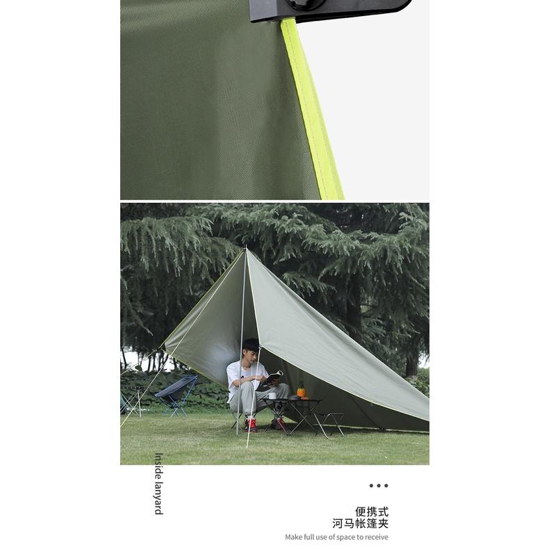 旋鈕天幕夾 河馬帳蓬夾 天幕夾 帳蓬夾 固定夾 風繩扣 帳蓬夾扣 防風-細節圖9