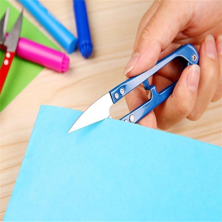 裁縫彈簧小剪刀 十字繡剪刀 剪刀 裁縫 線頭剪 小鉗剪 小剪刀 彈簧紗剪 線頭剪刀 十字繡小剪刀-細節圖4