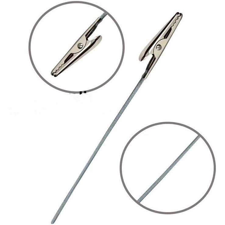 DIY鱷魚夾 名片夾 謝卡夾 名片夾 DIY 麵包花 手工藝用品 留言夾 memo夾 帶鋼絲繩-細節圖4