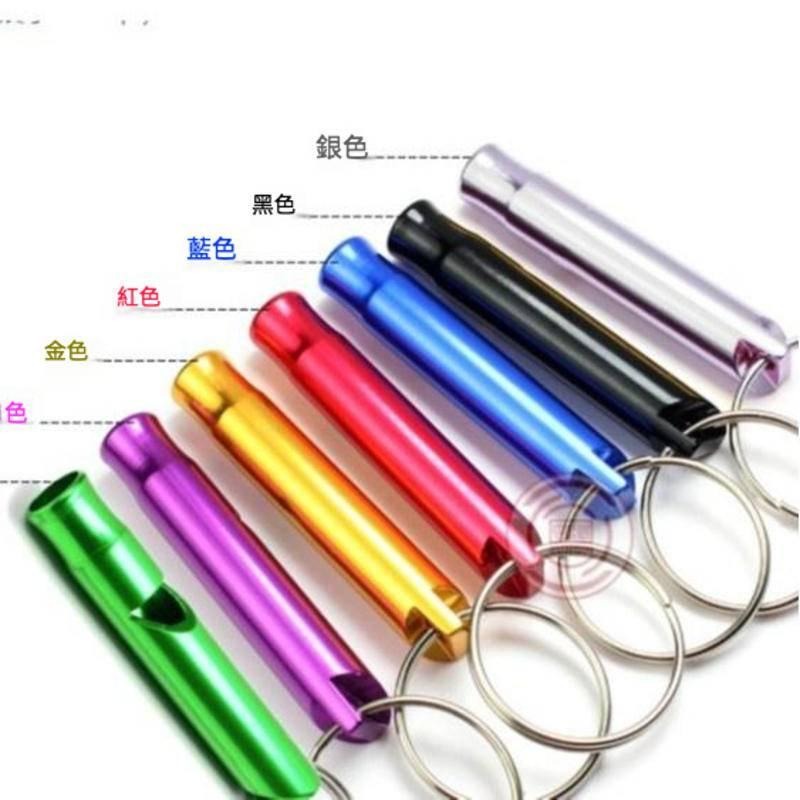 大號 鋁合金哨子鑰匙圈 裁判哨子 救生哨 訓練口哨 野外求生EDC學生必備-細節圖3