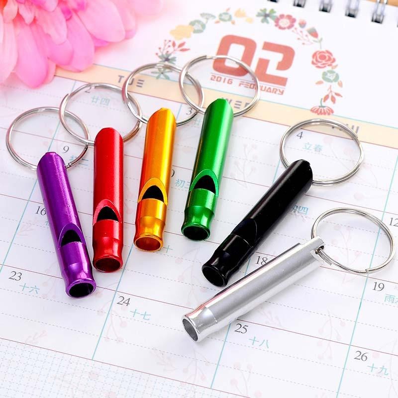 大號 鋁合金哨子鑰匙圈 裁判哨子 救生哨 訓練口哨 野外求生EDC學生必備-細節圖5