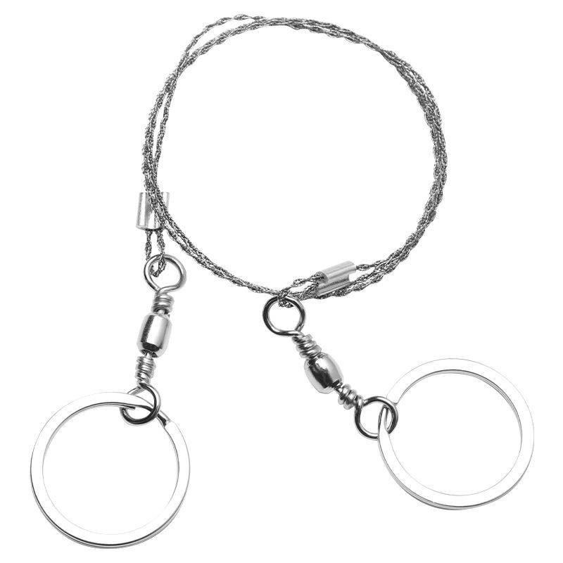 鋼絲鋸 線鋸 鏈鋸  不鏽鋼線鋸 360度旋轉 繩鋸 萬用鋸 鋸子 野外求生裝備 露營用品-細節圖2