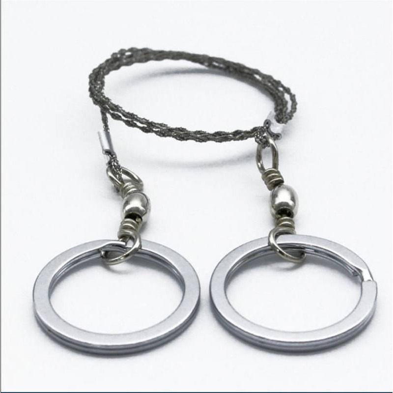 鋼絲鋸 線鋸 鏈鋸  不鏽鋼線鋸 360度旋轉 繩鋸 萬用鋸 鋸子 野外求生裝備 露營用品-細節圖9