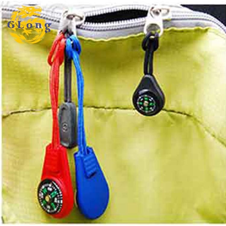 彩色指南針繩尾夾拉鍊頭 戶外多功能登山運動配件 指南針-細節圖5