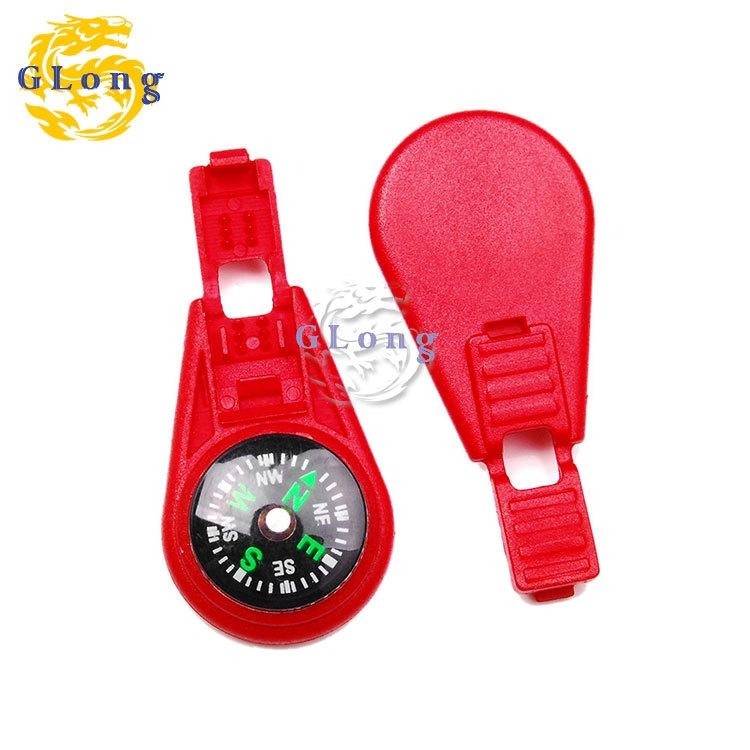 彩色指南針繩尾夾拉鍊頭 戶外多功能登山運動配件 指南針-細節圖6