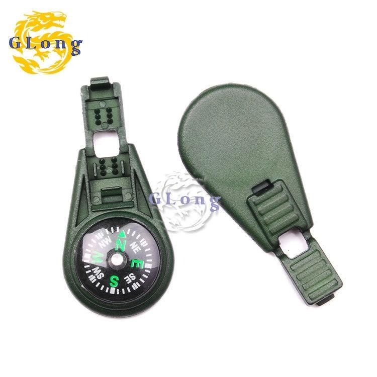 彩色指南針繩尾夾拉鍊頭 戶外多功能登山運動配件 指南針-細節圖8