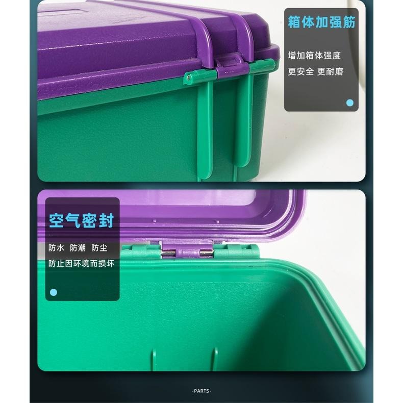 塑膠收納箱 儀器收納箱 展示箱 手提式塑料箱 儀器箱 安全防護箱 防震單反相機箱 防水 萬用手撕棉-細節圖5