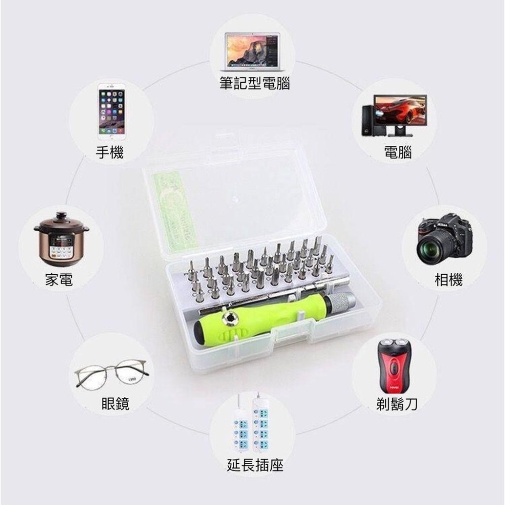 螺絲刀套裝 工具組  螺絲工具組  字 一字 星型 螺絲起子 多功能螺丝刀 維修工具 電腦工具 帶磁-細節圖5